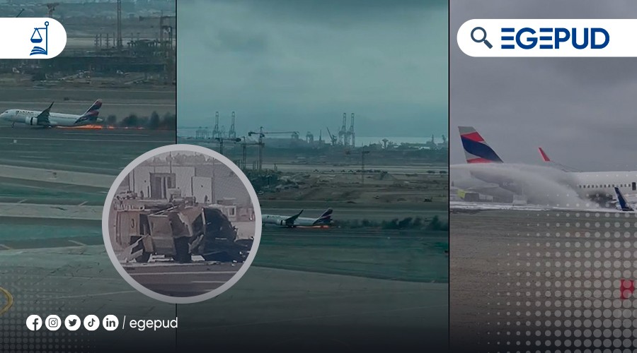 Aeropuerto Jorge Chvez: dos bomberos fallecen tras colisin de avin de Latam