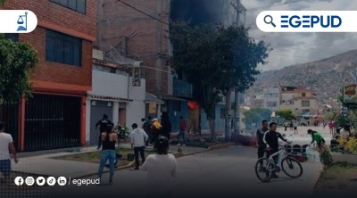 Ayacucho: manifestantes quemaron y saquearon dos dependencias del Ministerio Pblico