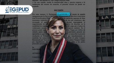 Corte Suprema declara inadmisible casación de la Fiscalía que buscaba suspender a Patricia Benavides