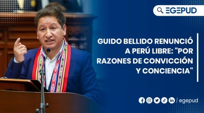 Guido Bellido renunci a Per Libre: "Por razones de conviccin y conciencia"