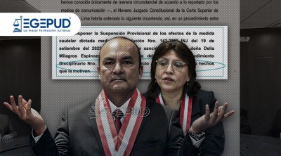 JNJ asegura que el Poder Judicial no le notificó la orden para reponer a Delia Espinoza