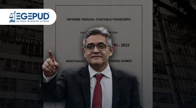 Pericia contable descarta desbalance patrimonial en José Domingo Pérez y revela saldo a su favor