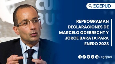 Reprograman declaraciones de Marcelo Odebrecht y Jorge Barata para enero 2023