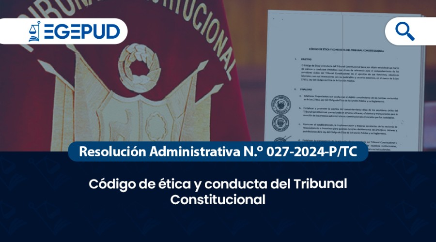 Resolución Administrativa N.º 027-2024-P/TC