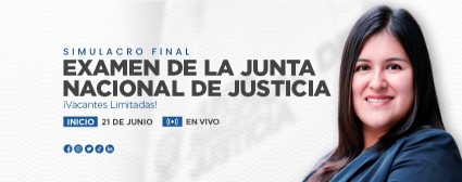 Simulacro final del examen de la JNJ